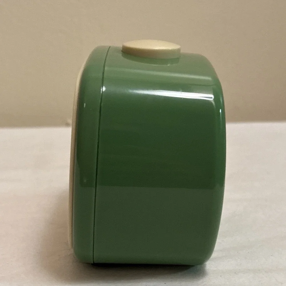 Kikkerland Retro Alarm Clock Vintage Style Green Not Working Display Piece